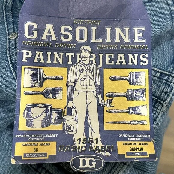 District Gasoline Painter Jeans - NWT - Waist 36" - Picture 2 of 10